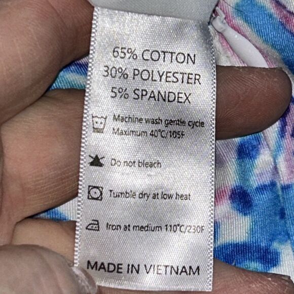 Busy Bees Smock Size M Fully Lined Beach Coverup Or Casual Dress - Picture 6 of 8